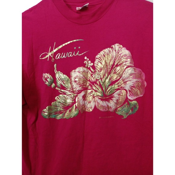 Vintage Beefy-T Single Stitch Hawaii Tourist T-Shirt - Picture 2 of 6